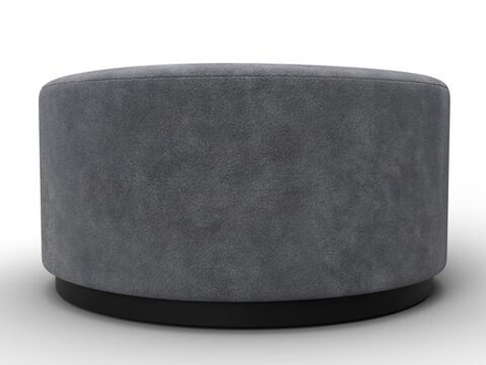 Пуф 005, BRUT 16 темно-серый, Велюр, 132506