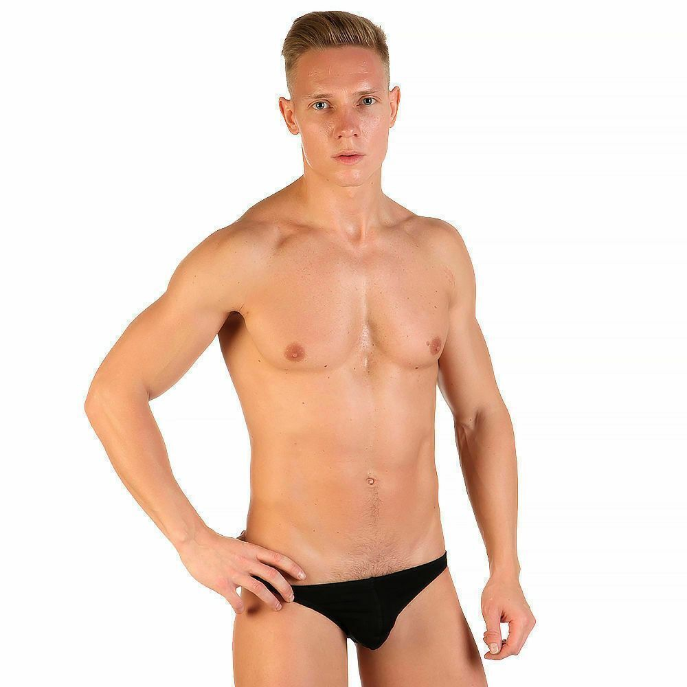 Хлопковые трусы-слипы с заниженной посадкой (Размер: XL) (Цвет: белый)