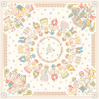 Новинка! Платок «Старооскольская игрушка»!