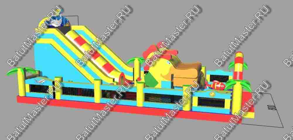 Надувной батут "Тропикана макси"