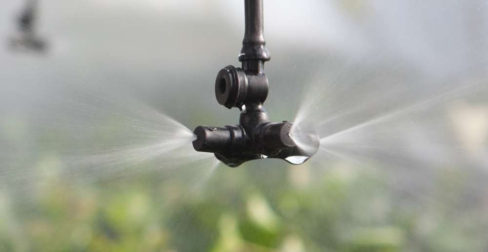 Туманообразователь 4 сопла зеленый, с подвесом, грузом, антикаплей (комплект)