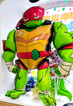 Шар Ходячая фигура "Черепашки-Ниндзя Рафаэль" 137 см