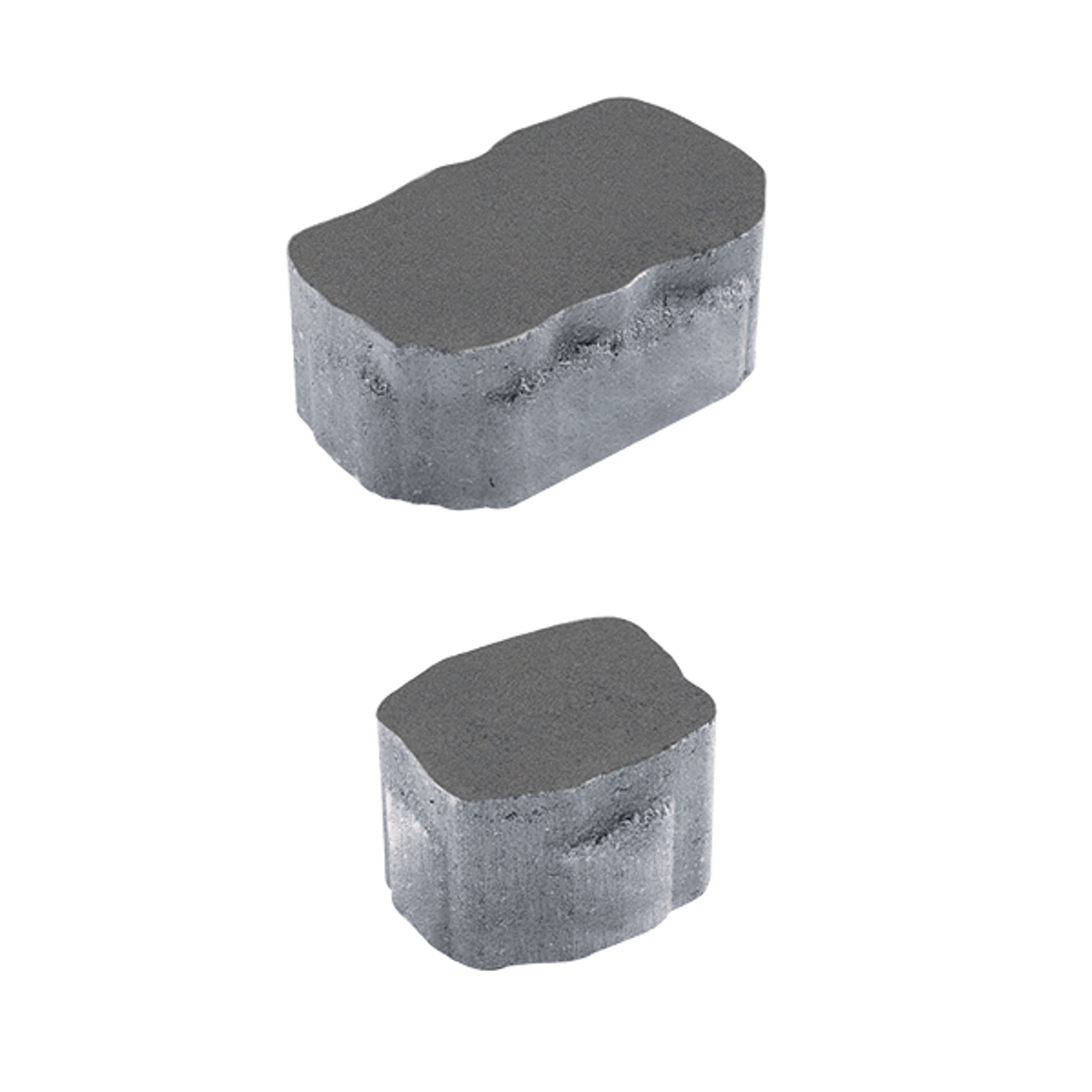 Тротуарная плитка Арена - Стандарт Серый, комплект из 2 видов плит