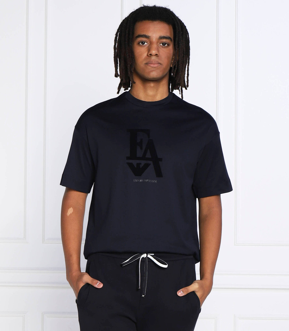 футболка Emporio Armani - темно-синий(6L1TG1 1JSAZ)