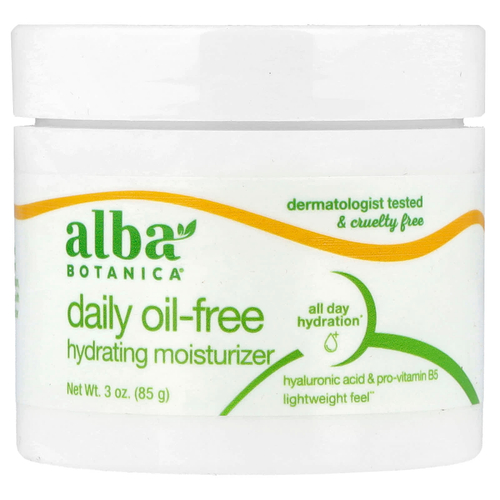 Alba Botanica, Гавайское увлажняющее средство без масла, очищающее алоэ и зеленый чай, 85 г (3 унции)