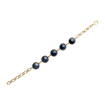 Браслет классический Possebon Pearl Sodalite C1362.22 BL/G