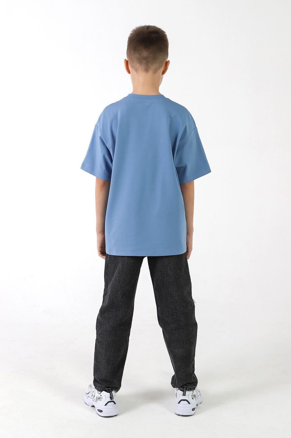 Фуфайка (футболка) для мальчика Леон-1 Виотекс ГОЛУБОЙ