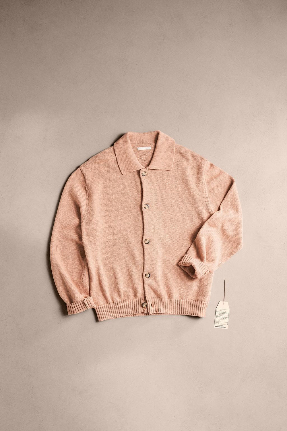 ZARA КАРДИГАН ИЗ СМЕСОВОГО ХЛОПКА С РЕЛЬЕФНЫМ УЗОРОМ, ПУДРОВО-РОЗОВЫЙ