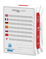 Лиловый клиторальный вибратор Cliona - 11,5 см.