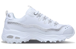 Skechers D"lites Now & Then "White Silver" Women"s