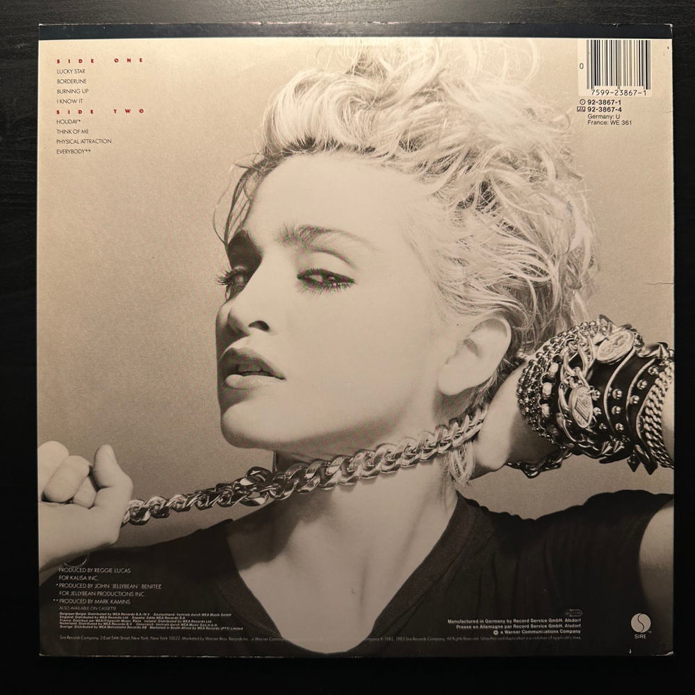Madonna - Madonna (Европа 1983г.)