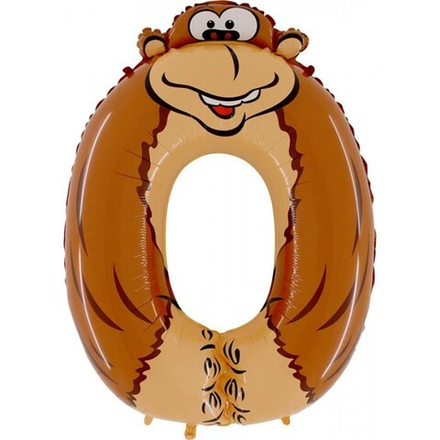 К Цифра 0 обезьяна (16''/41 см)