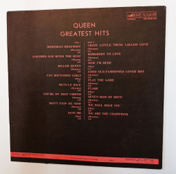 Винтажная виниловая пластинка LP Queen Greatest Hits (СССР 1990)