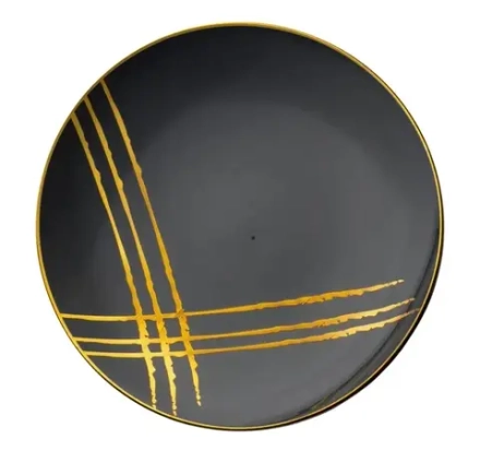 Тарелка Complement пластиковая черная Black Royale d=230мм 6шт/упак