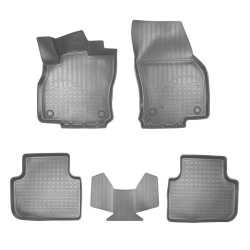 Ковры в салон Norplast/Unidec для Audi Q3 II в кузове F3 (2018-), Серый, арт.NPA11-C05-604-G