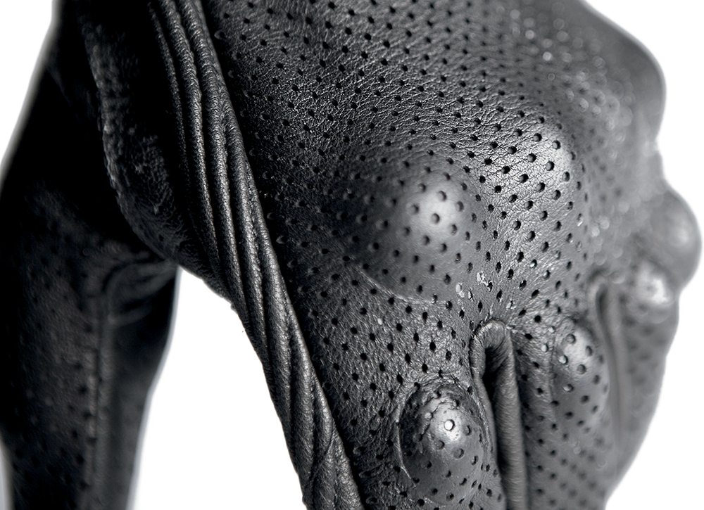 Мотоперчатки - ICON PURSUIT TOUCHSCREEN (женские, перфорированные, черные)