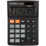 Калькулятор настольный Citizen 10 разрядов SDC-022SR двойное питание 127х88х33мм черный