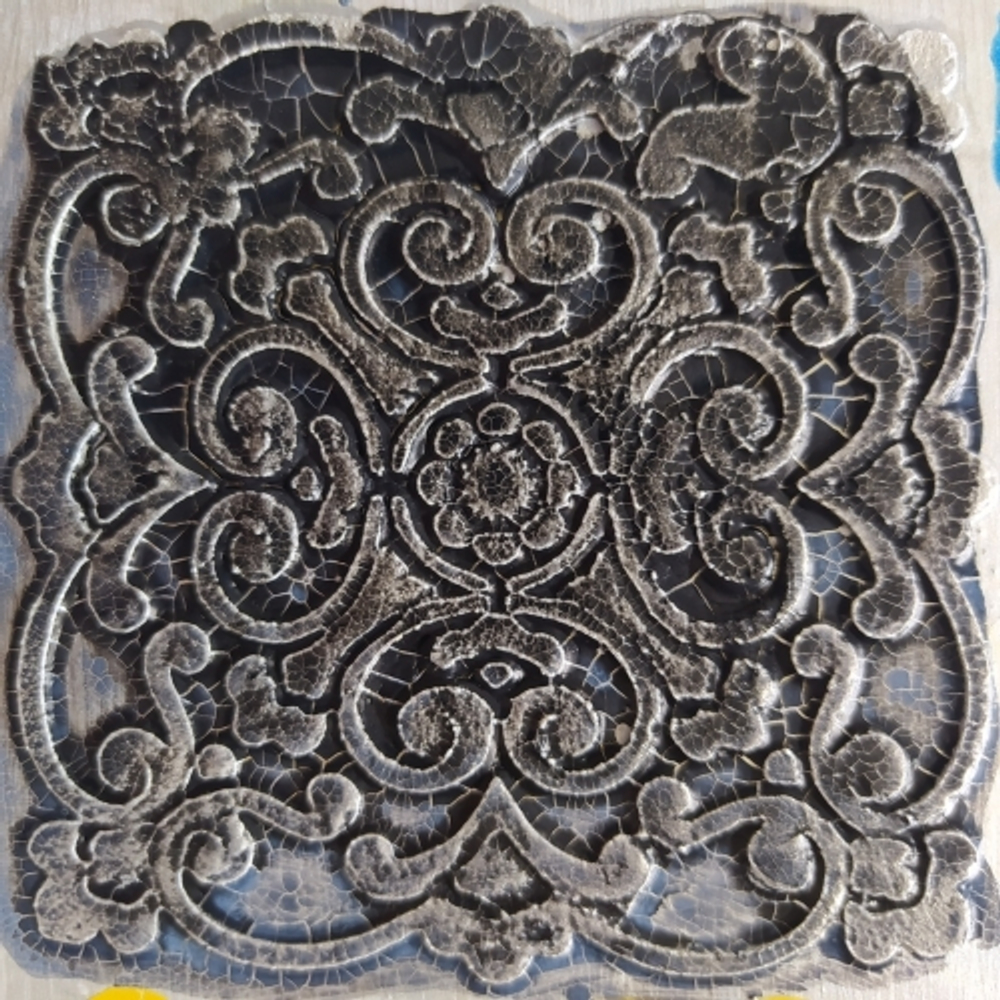 Патина с эффектом микротрещин «Чёрная»