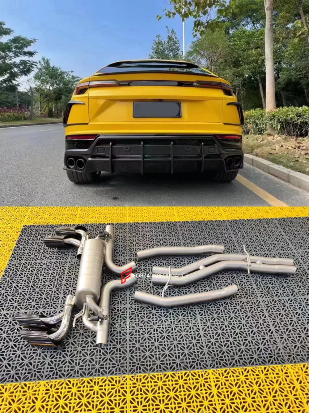 Выхлопная система для Lamborghini URUS 4.0T