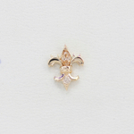 Fleur-de-Auris tops with colored gems