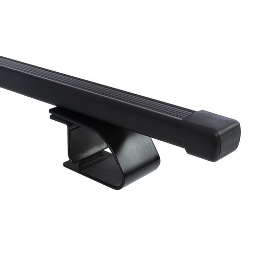 Багажник /Renault Duster с 2021г.-н.в./ в сборе, прямоугольные рейки 120 см, черный (DELTA)