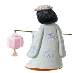 GAEM Фигурка декоративная "Гейша" (подсветка, 3xLR41) , L15 W9 H21 см, 2в.