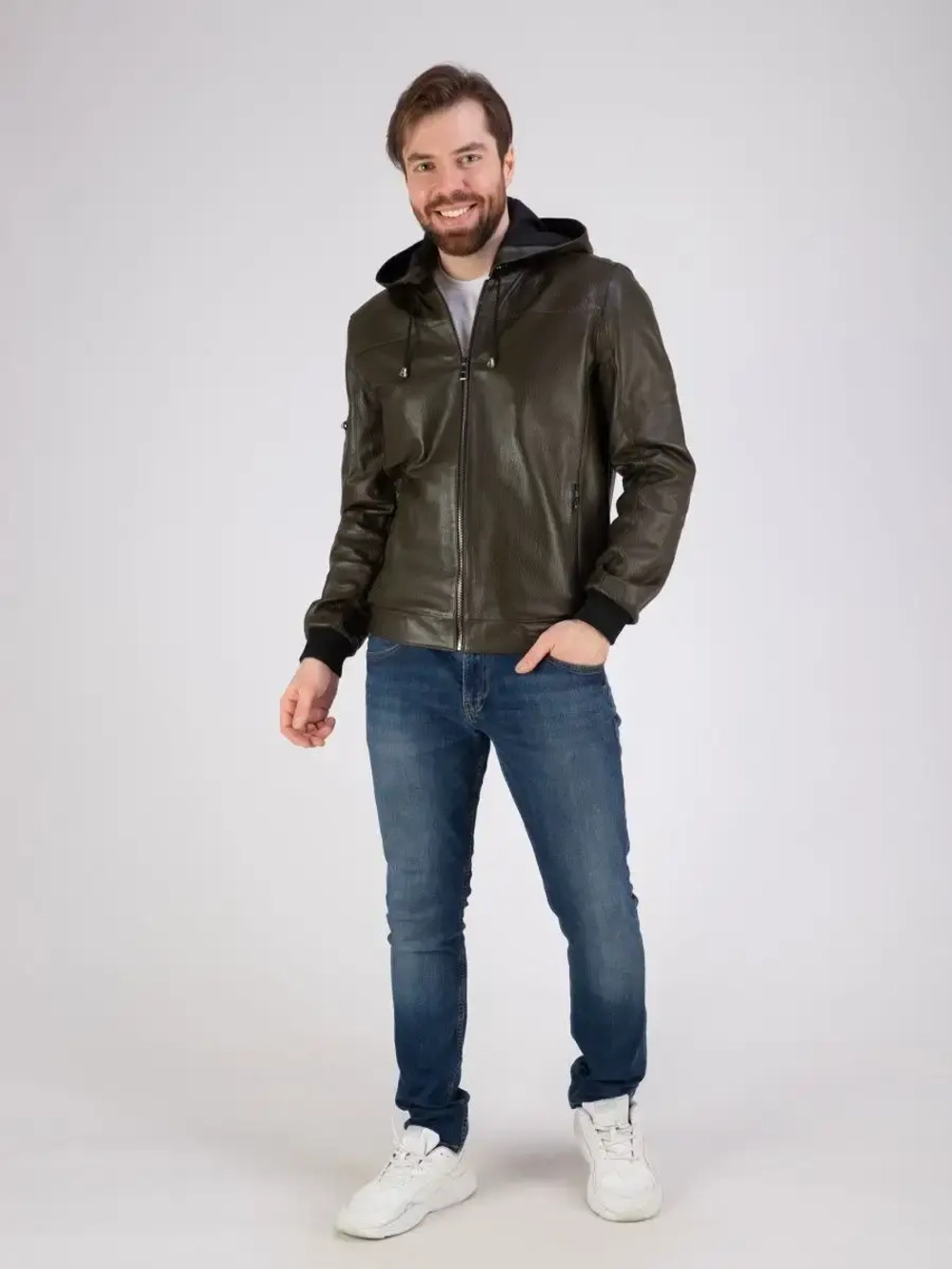 Куртка кожаная из натуральной кожи