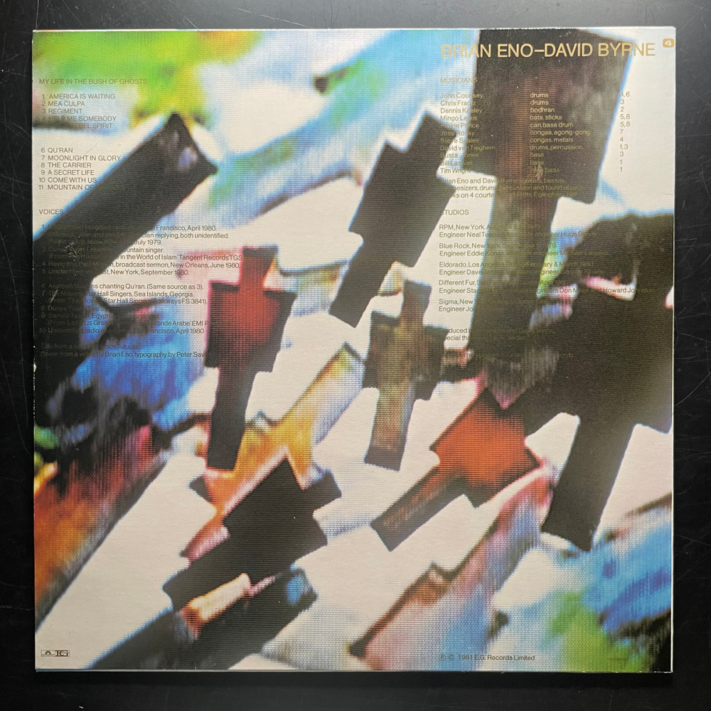 Brian Eno - David Byrne - My Life In The Bush Of Ghosts (Скандинавия 1981г.)