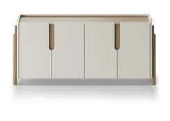 Комод Basic 4 двери ширина 180 см (молочный)