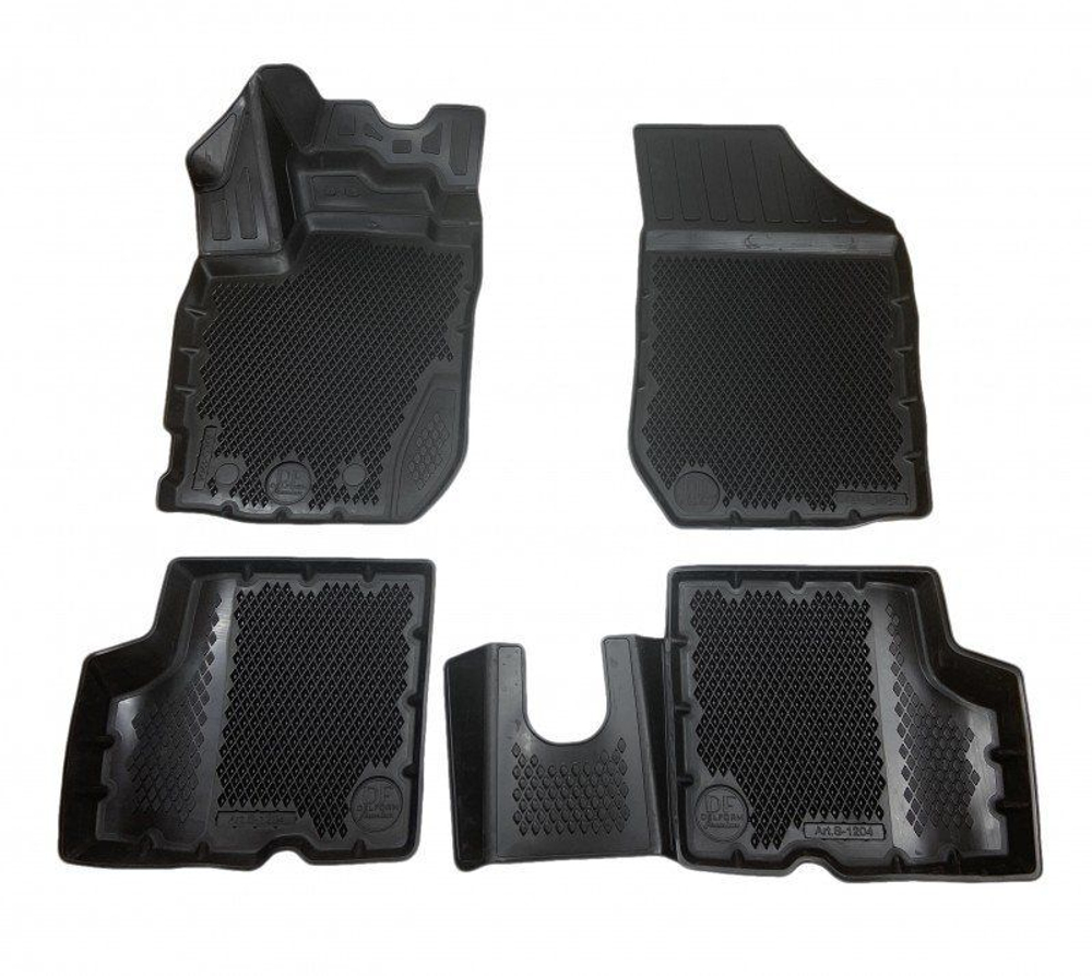 Коврики EVA 3D для Renault Kaptur 2015-20 Delform Standart S1204