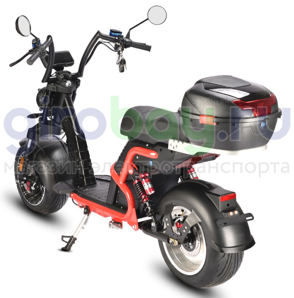 Электроскутер WHITE SIBERIA PRO BLACK EDITION 5000W фото 2 фото №4