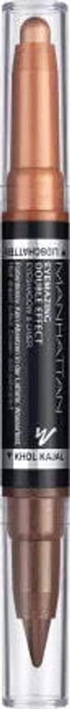 Тени для век Manhattan Lidschatten Eyemazing Double Effect &amp; Kohl Kajal 002 Molten Metal 1,6 г