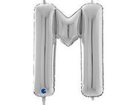 Г 26" БУКВА M Серебро