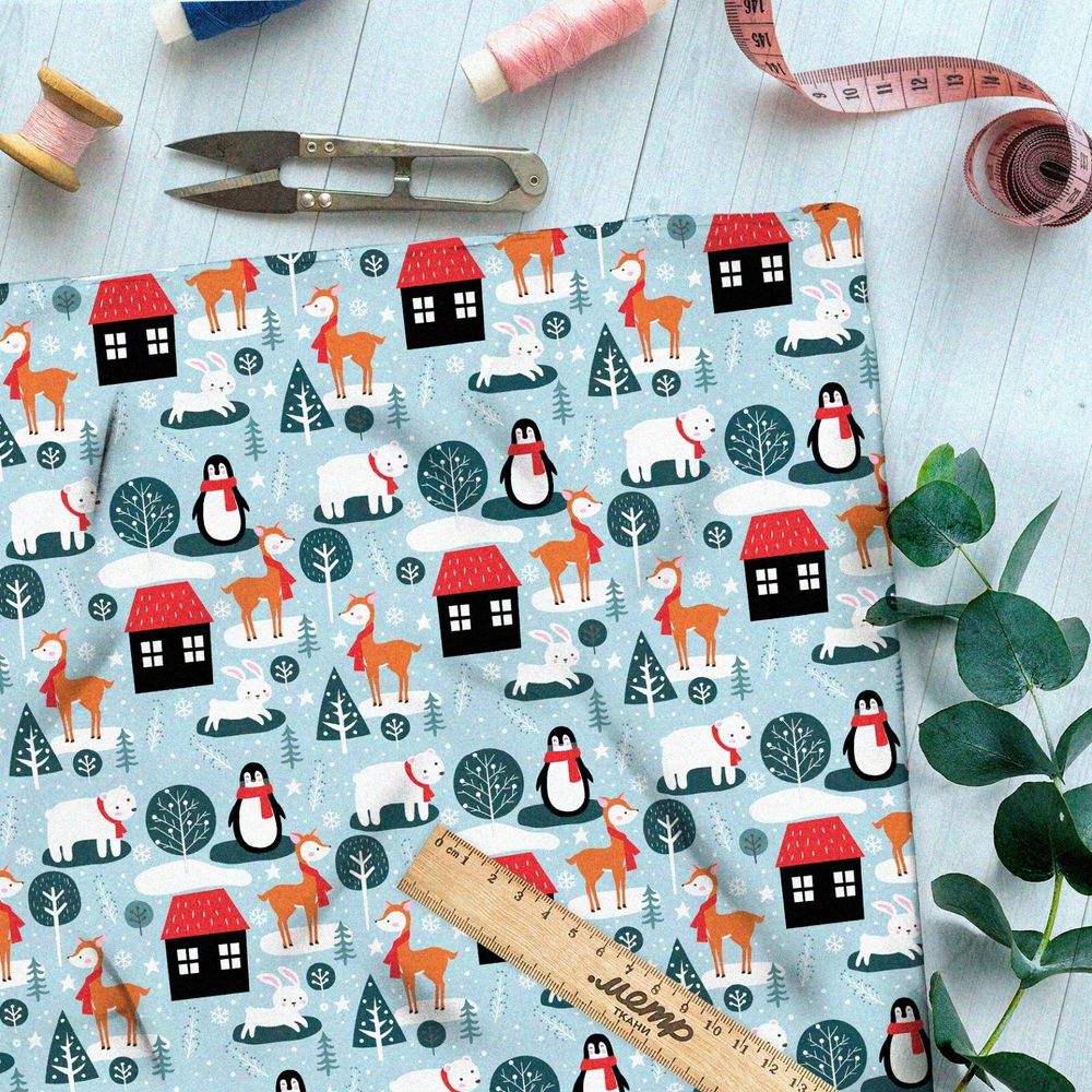 Ткань мембрана маленький городок северных животных