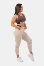 Топ MEDIUM IMPACT CROSS BACK SPORTS BRA 410 Коричневый