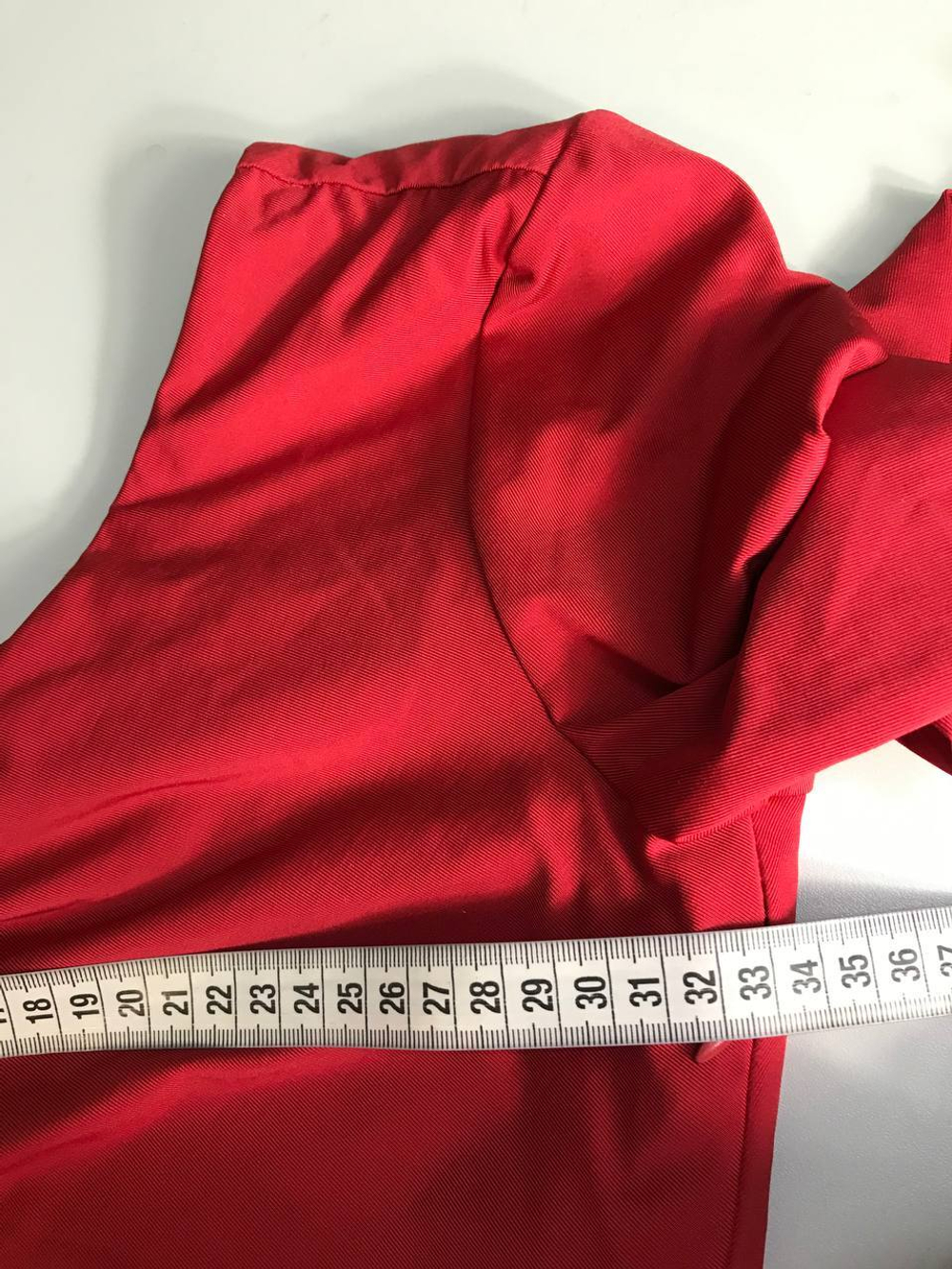 Платье Bonprix ярко-красное, ассиметричное 40-42 размер