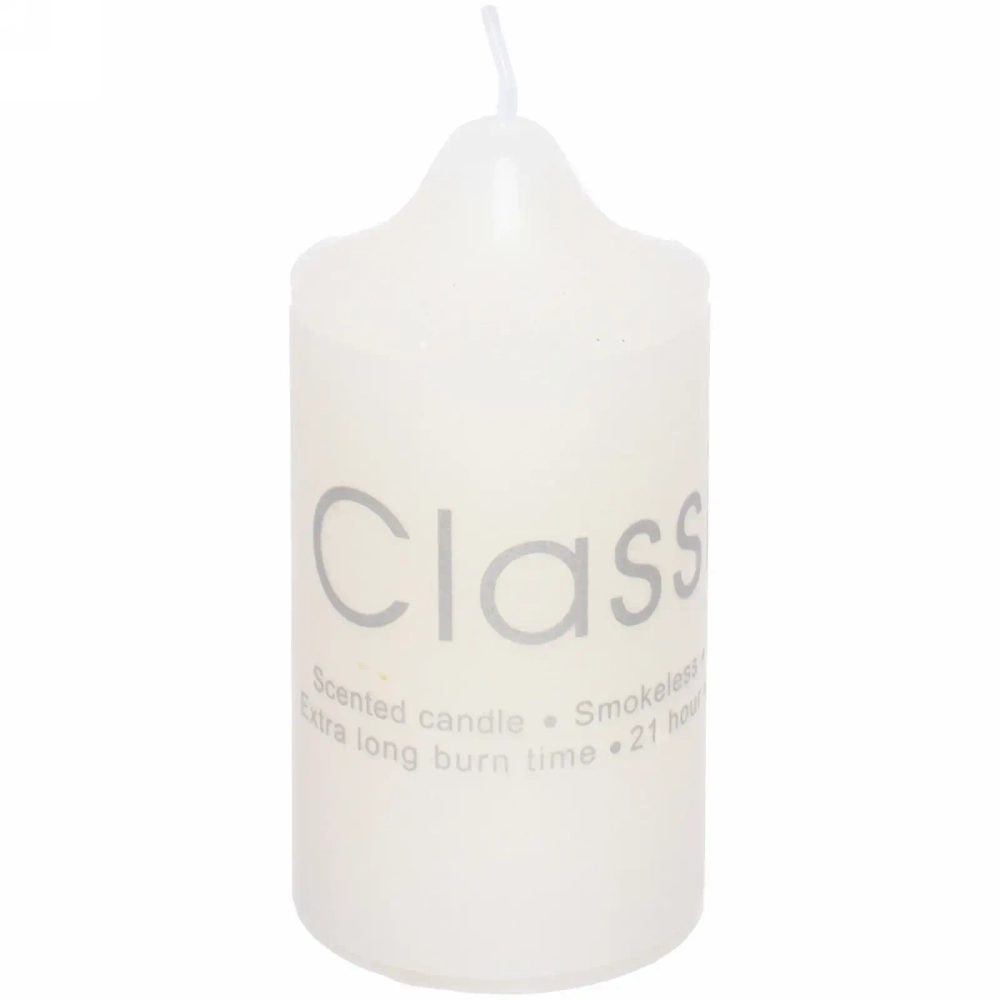 Свеча «Classic» 5*10см цвет белый ZD-102