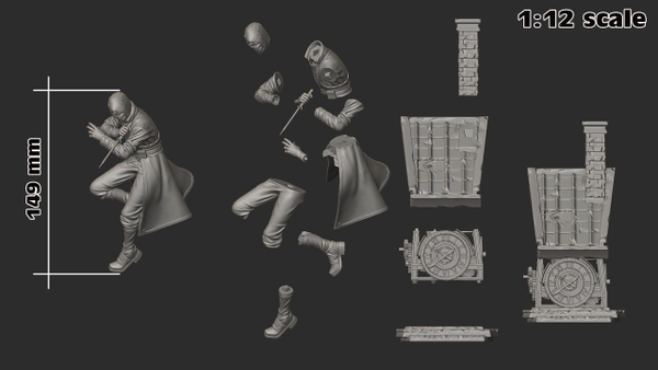 Корво Аттано Dishonored Фигурка