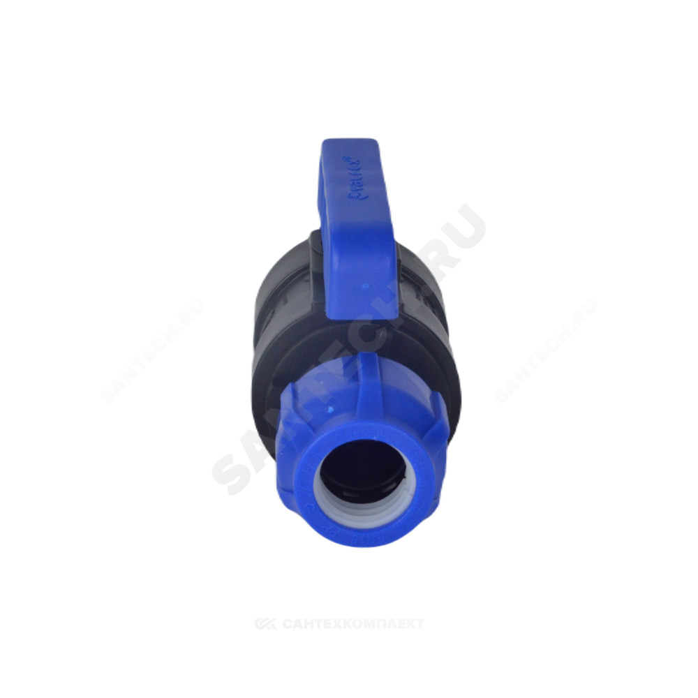 Кран шаровой компрессионный ПЭ Дн 40х1 1/4" НР Ру16 VALFEX 1210012640114