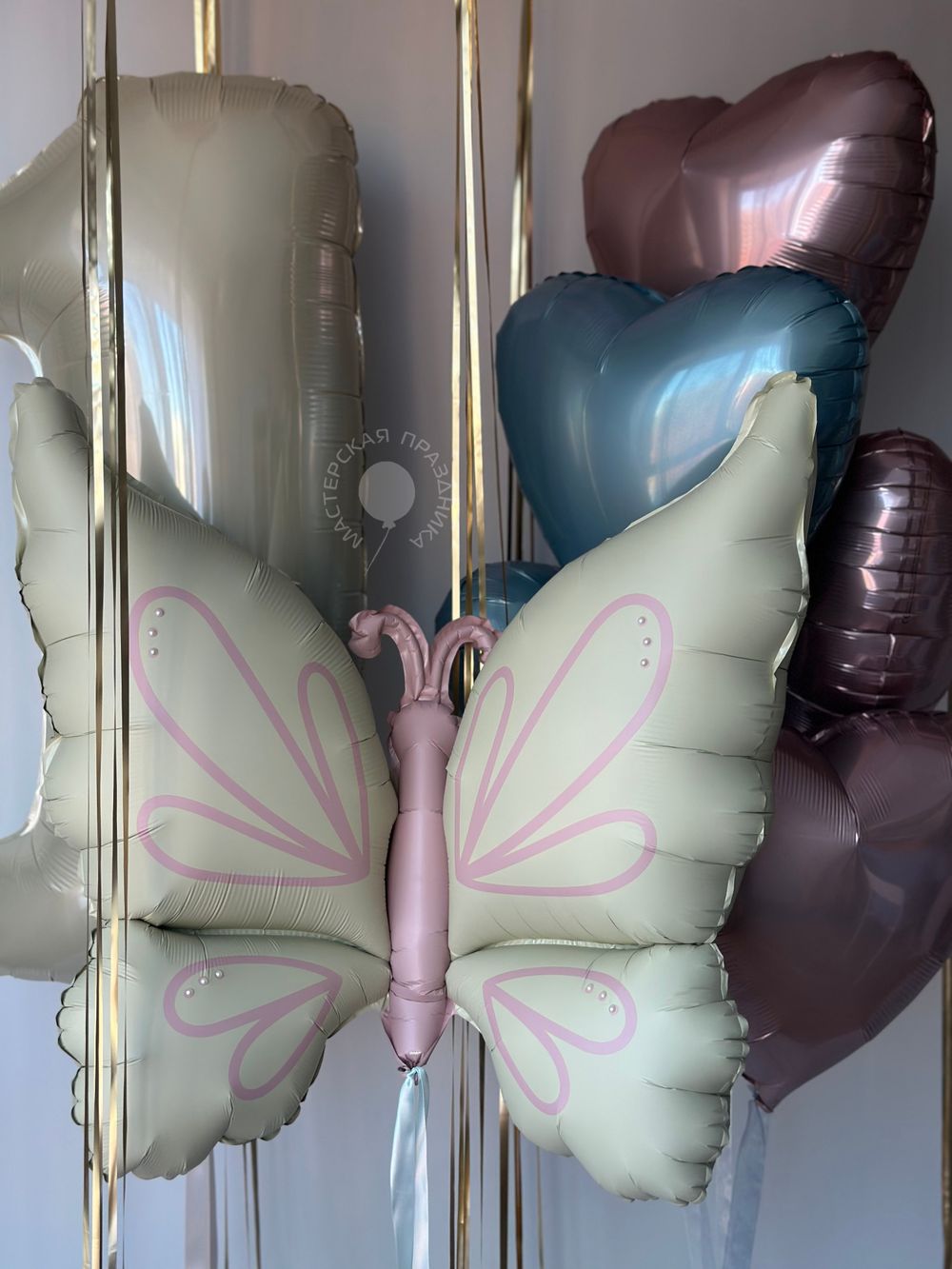 Воздушные шары для девочки на годик №8657  Изображение3