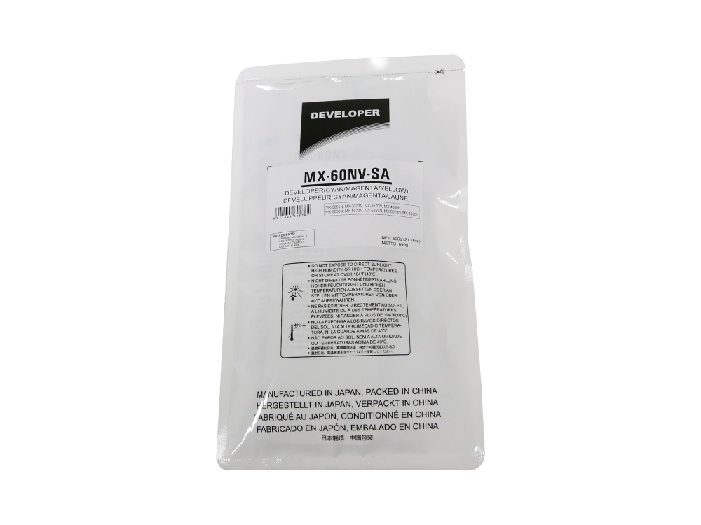Девелопер MX-60NVSA для SHARP MX-3050N/4050N/5070N/C3081R/C5081D (CET) CMY, 600г, 400000 стр., CET171010
