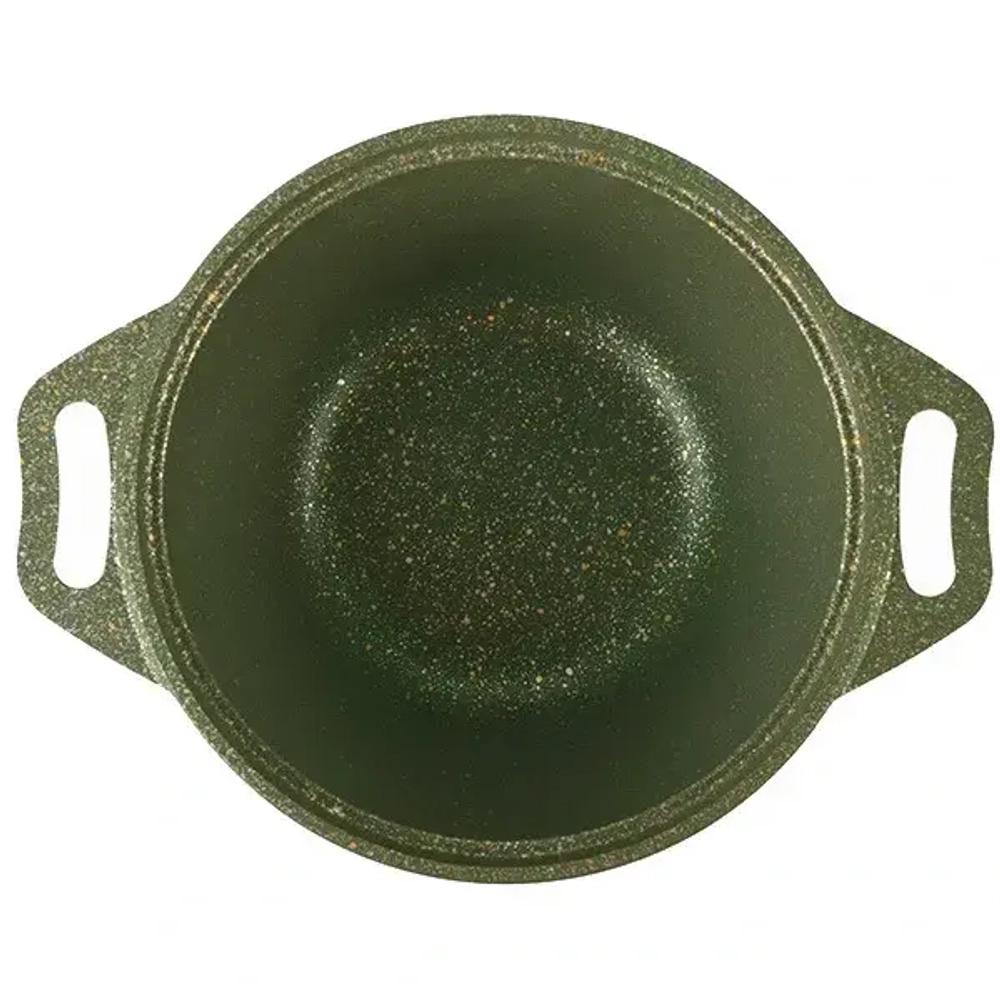 Кастрюля 1л «Trendy style»(malachite) со стеклянной крышкой к11tsml