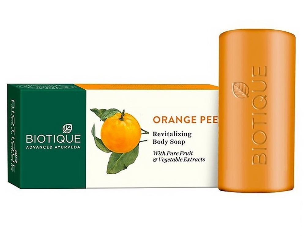 Мыло Biotique Orange Peel Renewing Bathing Bar Апельсиновая цедра 150 г