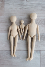 Беата, 38 см. Заготовка подвижной интерьерной куклы из текстиля для хобби, рукоделия, творчества