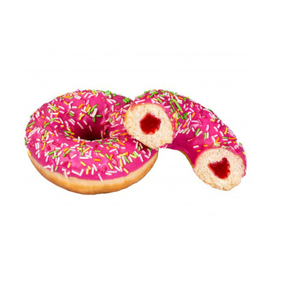 Донат Stokson "Strawberry" с клубничной начинкой 71г/12шт (Польша)