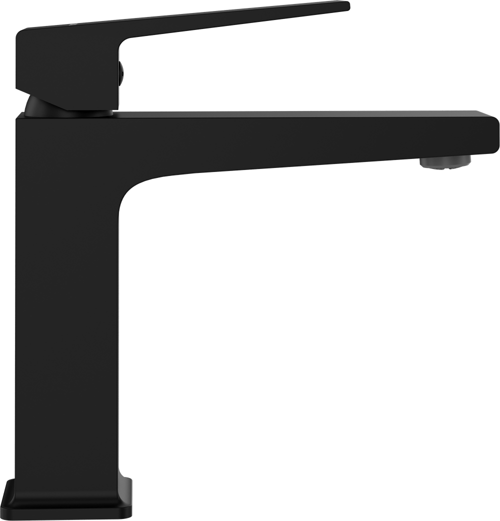 Смеситель для раковины STWORKI Нюборг S37010BK матовый черный