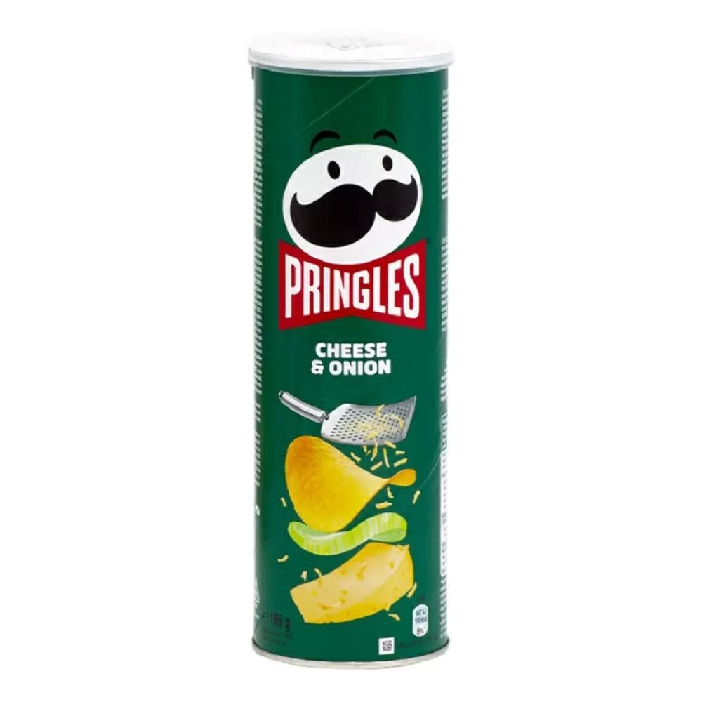 Чипсы картофельные Pringles Сыр и лук 165 г 3 шт