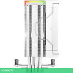 Кулер для процессора DeepCool AK400 Digital White (R-AK400-WHADMN-G)