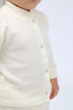 Набор ясельных кофточек интерлок 2шт голубой+бежевый арт. КФ-И/1 Натали (Акция)