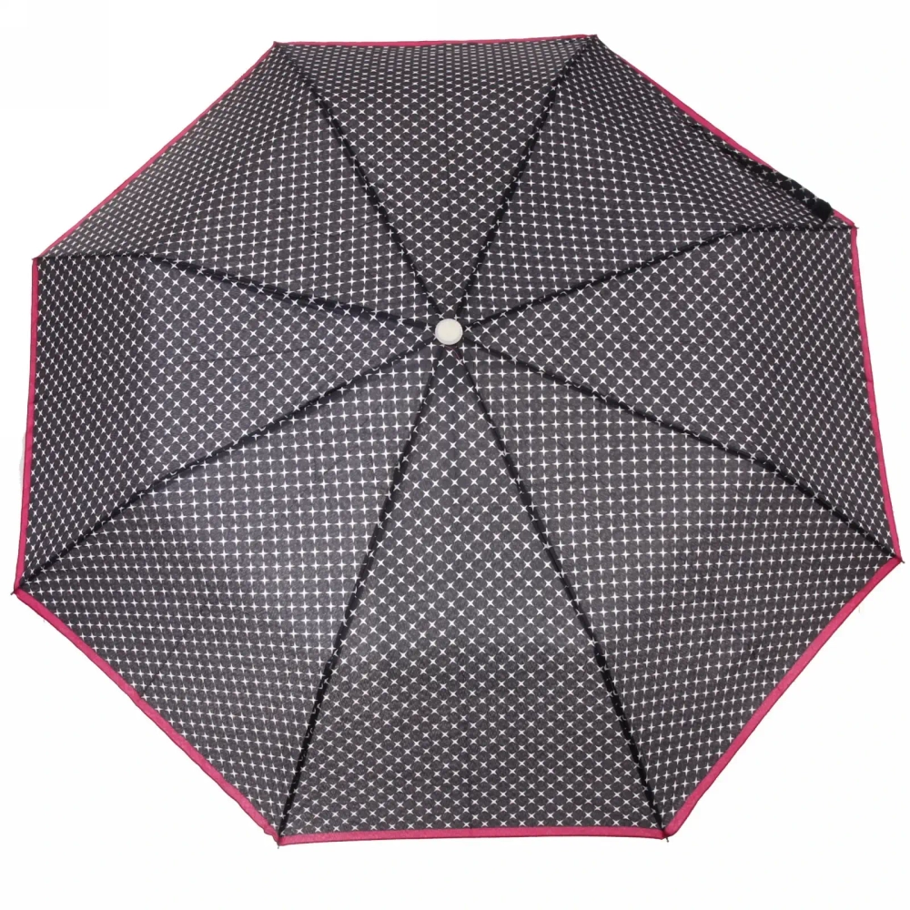 Зонт женский полуавтомат «Ультрамарин - Ореон», цвет микс, 8 спиц, d-100см, длина в слож. виде 30см